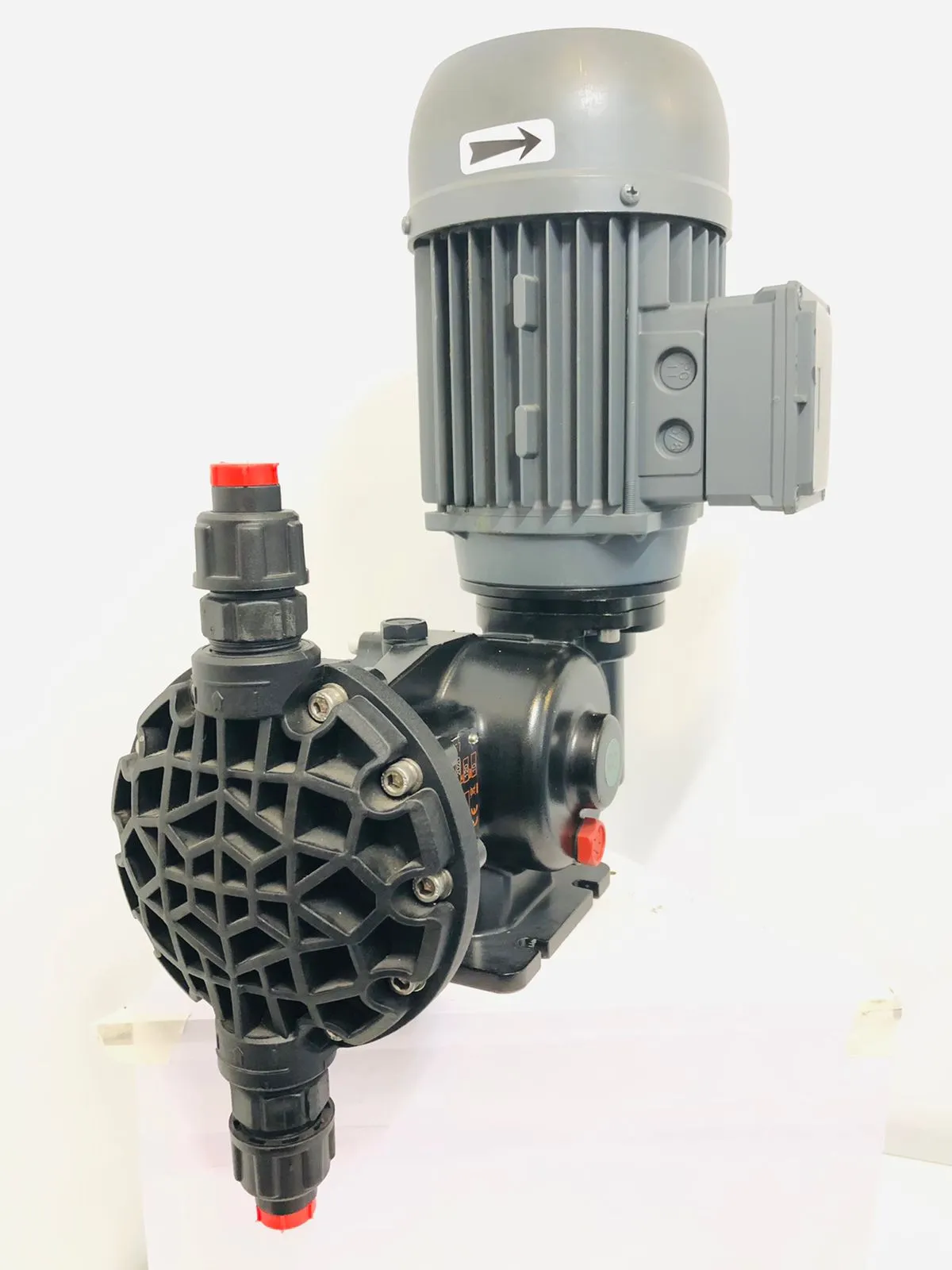 An image of a Motor Driven Diaphragm Pump that can be purchased through Prudence Engineering services.