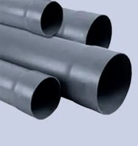 An image of four pipes which is from the PVC items section of Prudence Engineering’s product page.