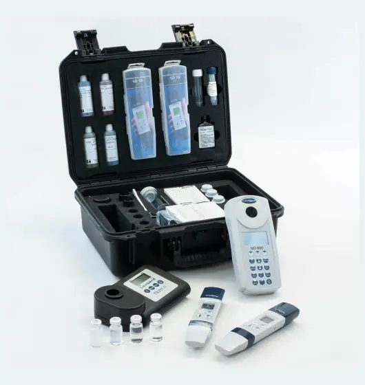 An image containing portable test kits which can be purchased from Prudence Engineering services.
