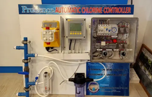 An image of the Prudence Automatic Chlorine Controller at the Wastewater Plant Modification Automation system.
