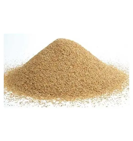 An image of a considerable amount of fine sand on a white background.