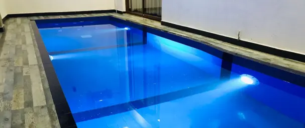 An image of a swimming pool by Prudence Engineering services.